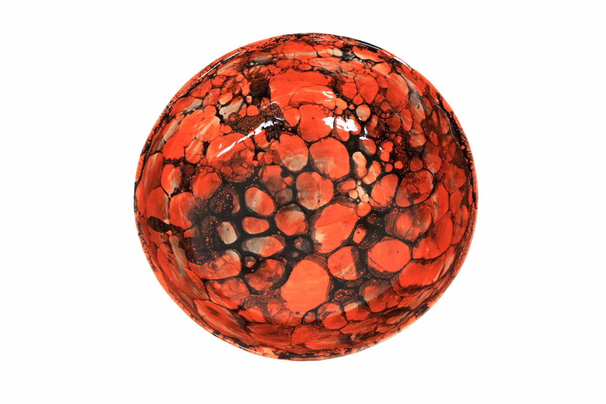 Rankų darbo keramikinis dubuo Marsas, išmatavimai 17 cm ir 24 cm