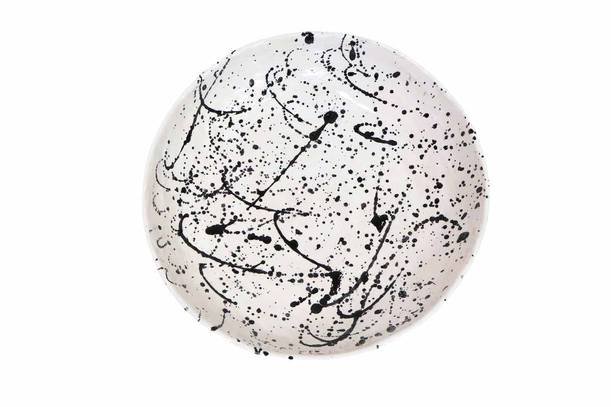 Rankų darbo keramikinis dubuo Žvaigždynai, išmatavimai 17 cm ir 24 cm