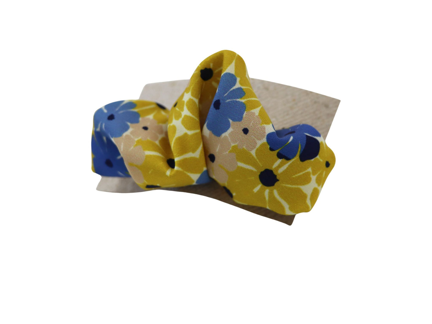 Plaukų segtukas „Geltona gėlių pieva“