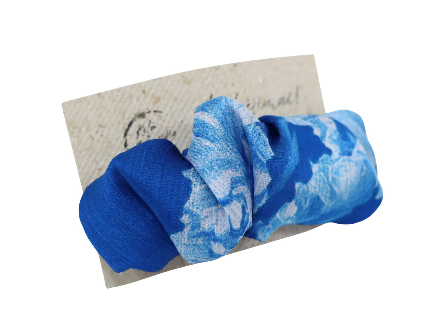 Plaukų segtukas „Mėlyna gėlių pieva“