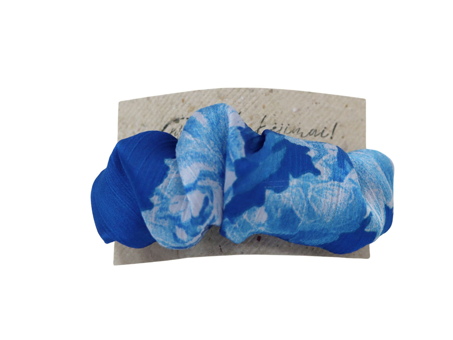 Plaukų segtukas „Mėlyna gėlių pieva“