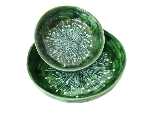 Keraminė lėkštė „Gėlė kosmose“