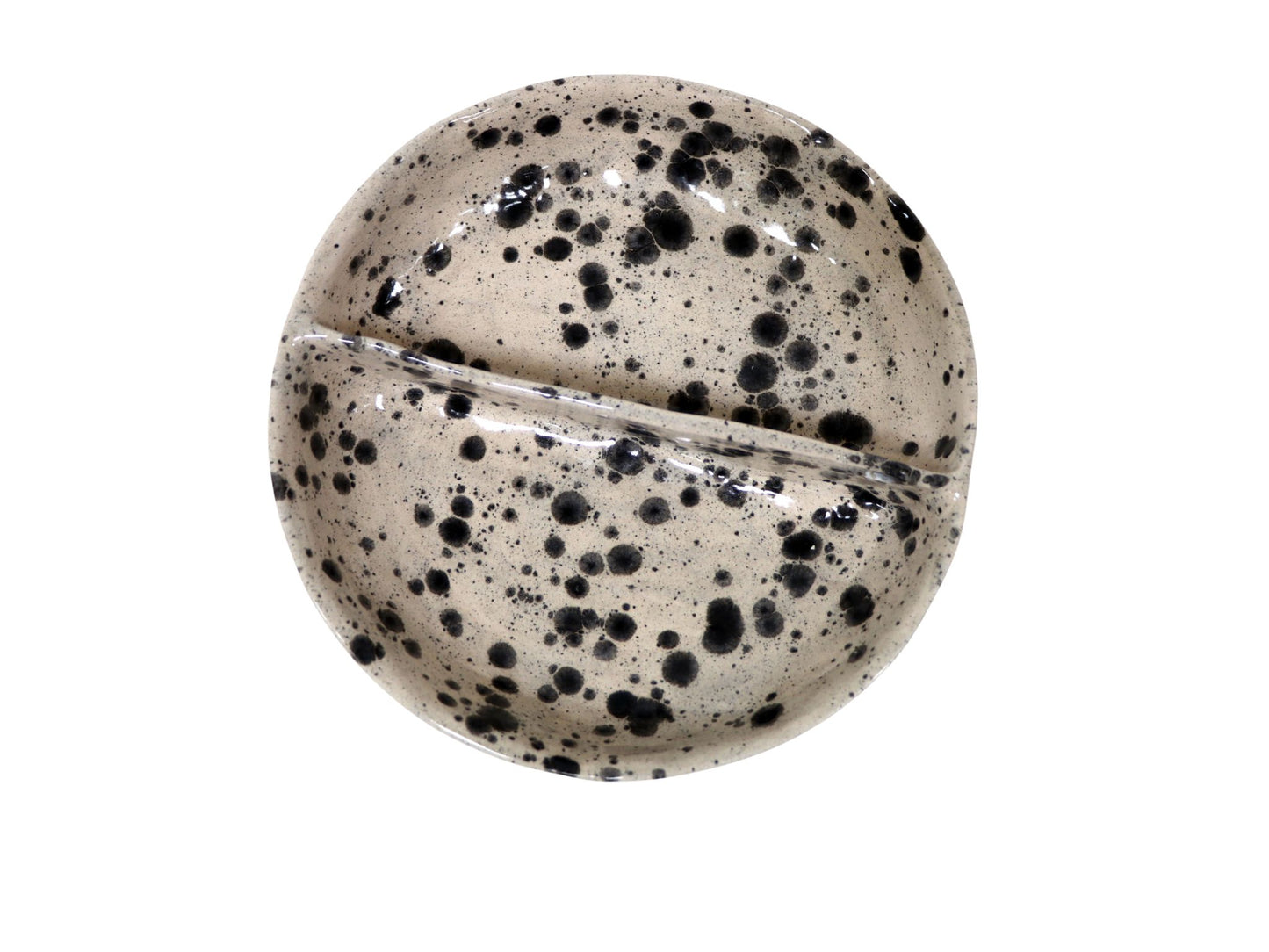 Keraminė užkandžių lėkštė „Krateris“ su perskyrimu