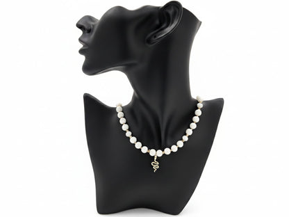 Kaklo vėrinys „Baltoji elegancija“