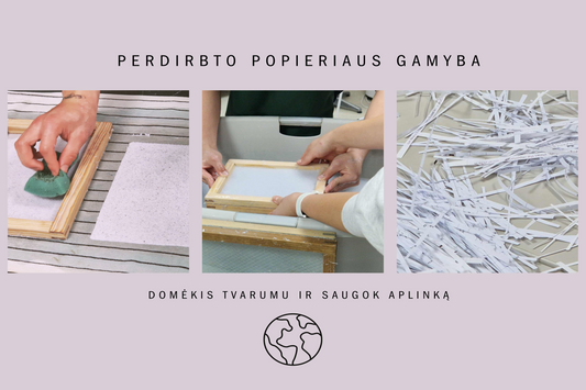 Perdirbto popieriaus gamyba