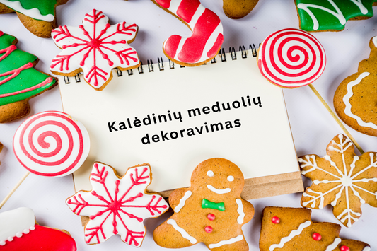 Kalėdinių meduolių dekoravimas